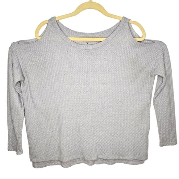 American Eagle Soft and Sexy Plush Open Shoulder Long Sleeve Tunic - Picture 4 of 9